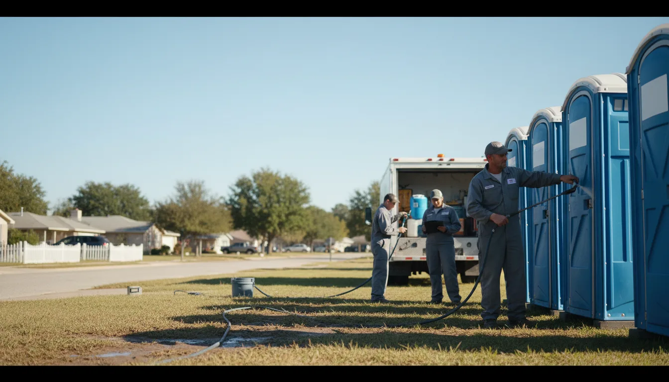 Long-Term Portable Toilet Rental in Hendrix, OK near me